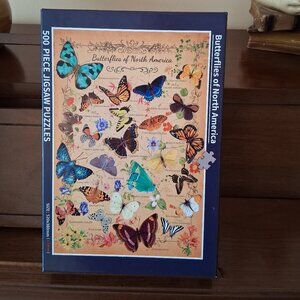 Jigsaw Puzzle - Butterflies of North America 500 Pieces